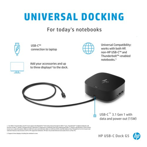 5TW10AA#ABU | HP USB-C Dock G5