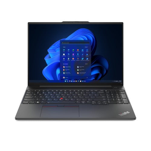 21JN00N5UK | Lenovo ThinkPad E16 Gen 1 (Intel) Intel® Core™ i3 i3-1315U Laptop 40.6 cm (16") WUXGA 8 GB DDR4-SDRAM 256 GB SSD Wi-Fi 6 (802.11ax) Windows 11 Pro UK English Black