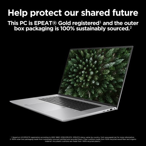 98L17ET#ABU | HP ZBook Studio G11 Intel Core Ultra 7 155H Mobile workstation 40.6 cm (16") WUXGA 32 GB DDR5-SDRAM 1 TB SSD NVIDIA RTX 1000 Ada Wi-Fi 7 (802.11be) Windows 11 Pro AI Workstation, AI PC