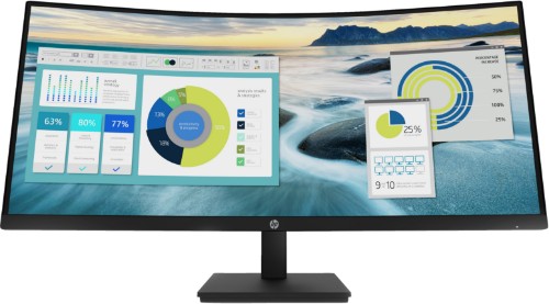 21Y56AA#ABB | HP P34hc G4 WQHD USB-C Curved Monitor
