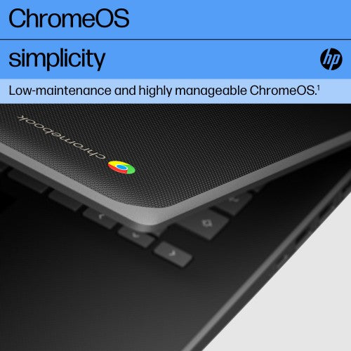 5P9R7EA#ABU | HP Fortis G1i 14 Chromebook Intel® N N150 35.6 cm (14") Touchscreen HD 4 GB LPDDR5-SDRAM 32 GB eMMC Wi-Fi 6 (802.11ax) ChromeOS Black