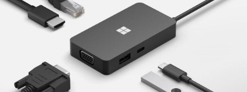 1E4-00002 | Microsoft 1E4-00002 laptop dock/port replicator Black