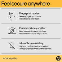 HP 15-fc0007sa AMD Ryzen™ 7 7730U Laptop 39.6 cm (15.6") Full HD 16 GB DDR4-SDRAM 512 GB SSD Wi-Fi 6 (802.11ax) Windows 11 Home Black