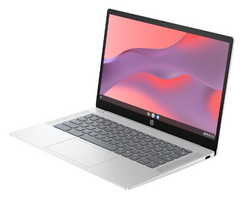 HP Chromebook 14a-nf0005nax Intel® N N100 35.6 cm (14") Full HD 8 GB LPDDR5-SDRAM Wi-Fi 6E (802.11ax) ChromeOS Silver