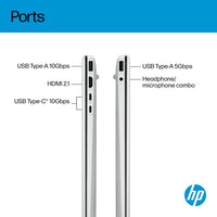 HP OmniBook 5 NGAI OmniBook 5 Next Gen AI 16-ag1007na Copilot+ PC AMD Ryzen™ AI 5 340 Laptop 40.6 cm (16") 2K 16 GB LPDDR5x-SDRAM 1 TB SSD Wi-Fi 6 (802.11ax) Windows 11 Home Silver