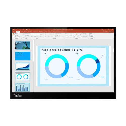 63AAUAT6WL | Lenovo ThinkVision M14d Monitor