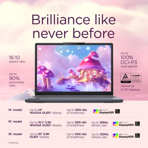 83K60079UK | Lenovo IdeaPad Slim 3 14ARP10 AMD Ryzen™ 5 150 Laptop 35.6 cm (14") WUXGA 8 GB DDR5-SDRAM 512 GB SSD Wi-Fi 7 (802.11be) Windows 11 Home in S mode English Grey