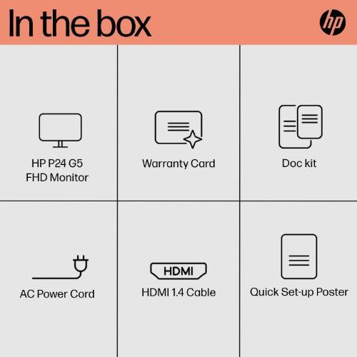 64X66AA#ABU | HP P24 G5 FHD Monitor