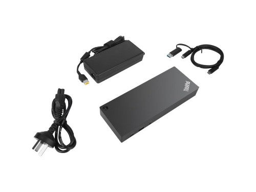 40AF0135EU | Lenovo 40AF0135EU laptop dock/port replicator Wired Black