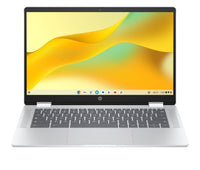 HP Chromebook x360 14b-cd0010nax Intel® N N100 35.6 cm (14") Touchscreen HD 4 GB LPDDR5-SDRAM Wi-Fi 6 (802.11ax) ChromeOS Silver