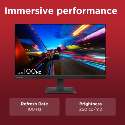 68C2KAC1UK | Lenovo 68C2KAC1UK computer monitor 60.5 cm (23.8") 1920 x 1080 pixels Full HD LCD Black
