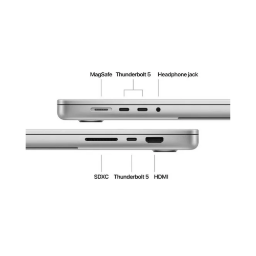 MX2T3B/A | Apple MacBook Pro 16-inch : M4 Pro chip with 14‑core CPU and 20‑core GPU, 24GB, 512GB SSD - Silver