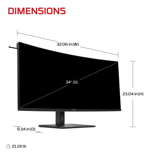 C49PPAA#ABU | HyperX OMEN OLED 34 inch WQHD 360Hz Gaming Monitor - OMEN OLED 34