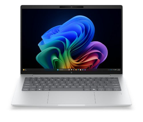 DQ0B6ET#ABU | HP DQ0B6ET laptop Copilot+ PC 35.6 cm (14") WUXGA 32 GB LPDDR5x-SDRAM 512 GB SSD Wi-Fi 7 (802.11be) Windows 11 Pro Silver