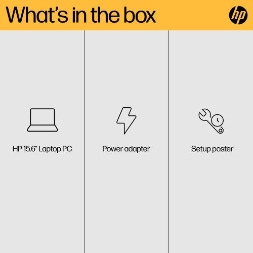 HP 15-fc0038na AMD Ryzen™ 3 7320U Laptop 39.6 cm (15.6") Full HD 8 GB LPDDR5-SDRAM 256 GB SSD Wi-Fi 6 (802.11ax) Windows 11 Home Black