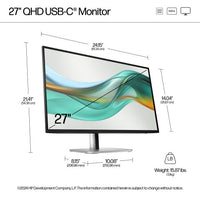 HP Series 5 Pro 27 inch QHD USB-C Monitor - 527pu