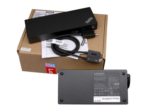 40B00300EU | Lenovo 40B00300EU laptop dock/port replicator Wired Thunderbolt 4 Black, Red