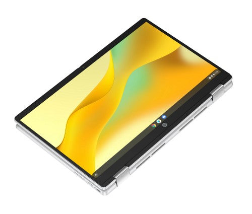 HP Chromebook x360 14b-cd0010nax Intel® N N100 35.6 cm (14") Touchscreen HD 4 GB LPDDR5-SDRAM Wi-Fi 6 (802.11ax) ChromeOS Silver