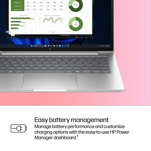 9M4K3AT#ABU | HP EliteBook 6 G1iR Intel Core 5 120U Laptop 35.6 cm (14") WUXGA 16 GB DDR5-SDRAM 512 GB SSD Wi-Fi 6E (802.11ax) Windows 11 Pro Silver