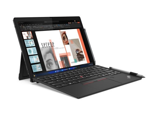 21LLS0AM00 | Lenovo ThinkPad X12 Detachable Gen 2 Copilot+ PC Intel Core Ultra 5 134U Hybrid (2-in-1) 31.2 cm (12.3") Touchscreen Full HD+ 16 GB LPDDR5x-SDRAM 256 GB SSD Wi-Fi 6E (802.11ax) Windows 11 Pro UK English Black