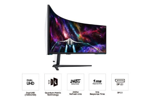 LS57CG952NUXXU | Samsung 57" G95NC Odyssey Neo G9 240Hz Dual UHD Monitor
