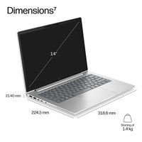 HP EliteBook 6 G2a 14 inch Notebook AI PC AMD Ryzen™ 7 250 Laptop 35.6 cm (14") WUXGA 16 GB DDR5-SDRAM 512 GB SSD Wi-Fi 7 (802.11be) Windows 11 Pro Silver