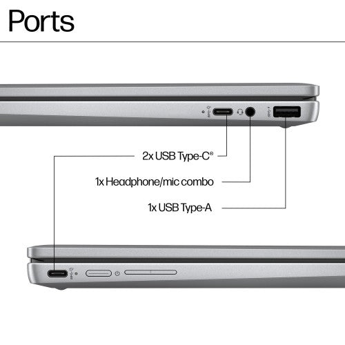 A9UK9EA#ABU | HP Chromebook x360 14b-cd0003na Intel® Core™ i3 i3-N305 35.6 cm (14") Touchscreen Full HD 8 GB LPDDR5-SDRAM 128 GB UFS Wi-Fi 6 (802.11ax) ChromeOS Silver