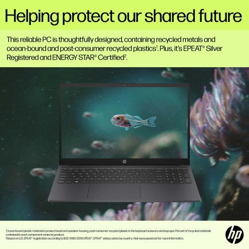 BQ7V2EA#ABU | HP 15-fd0058na Intel® Core™ i3 i3-N305 Laptop 39.6 cm (15.6") Full HD 8 GB DDR4-SDRAM 256 GB SSD Wi-Fi 6 (802.11ax) Windows 11 Home Black