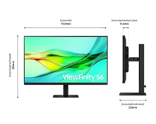 LS32D600UAUXXU | Samsung LS32D600UAU computer monitor 81.3 cm (32") 2560 x 1440 pixels Quad HD Black
