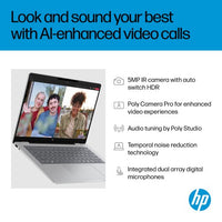 HP OmniBook 7 AI 14-fr0004na Intel Core Ultra 7 255U Laptop 35.6 cm (14") 2K 16 GB LPDDR5-SDRAM 1 TB SSD Wi-Fi 7 (802.11be) Windows 11 Home AI PC Silver