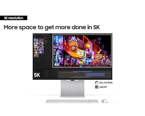 LS27C902PAUXXU | Samsung LS27C902PAU computer monitor 68.6 cm (27") 5120 x 2880 pixels 5K Ultra HD LED Silver