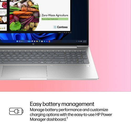B3AC8AT#ABU | HP ProBook 4 G1iR Intel Core 5 120U Laptop 40.6 cm (16") WUXGA 16 GB DDR5-SDRAM 256 GB SSD Wi-Fi 6E (802.11ax) Windows 11 Pro Silver