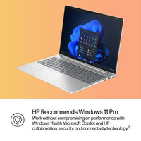 HP ProBook 4 G1i Intel Core Ultra 5 225H Laptop 40.6 cm (16") WUXGA 16 GB DDR5-SDRAM 512 GB SSD Wi-Fi 7 (802.11be) Windows 11 Pro AI PC Silver