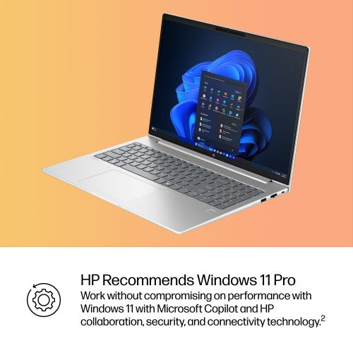 A23P4EA#ABU | HP ProBook 4 G1i AI Wolf Pro Security Edition Intel Core Ultra 7 255H Laptop 40.6 cm (16") WUXGA 24 GB DDR5-SDRAM 512 GB SSD Wi-Fi 7 (802.11be) Windows 11 Pro AI PC Silver