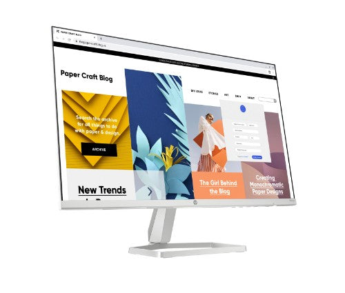94C21AA#ABU | HP Series 5 23.8 inch FHD White Monitor - 524sw