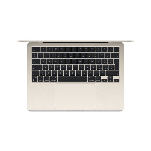 MC7W4B/A | Apple MacBook Air 13-inch : M2 chip with 8-core CPU and 8-core GPU, 16GB, 256GB - Starlight