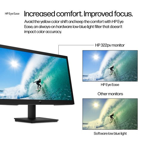 9U5A2AA#ABU | HP Series 3 Pro 21.45 inch FHD Monitor - 322pv