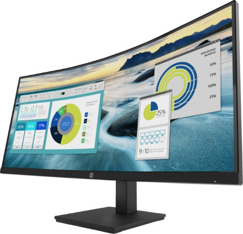21Y56AA#ABB | HP P34hc G4 WQHD USB-C Curved Monitor