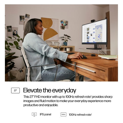 B0CG3UT#ABU | HP Series 3 Pro 27 inch FHD Monitor - 327pf