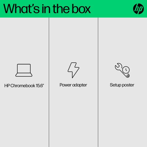8Y5D1EA#ABU | HP Chromebook 15a-nb0004na Intel® Core™ i3 i3-N305 39.6 cm (15.6") Full HD 8 GB LPDDR5-SDRAM 256 GB Flash Wi-Fi 6 (802.11ax) ChromeOS Silver