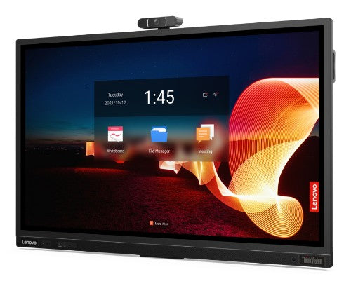 62F2WA1CEK | Lenovo ThinkVision T65 computer monitor 165.1 cm (65") 3840 x 2160 pixels 4K Ultra HD LED Touchscreen Black