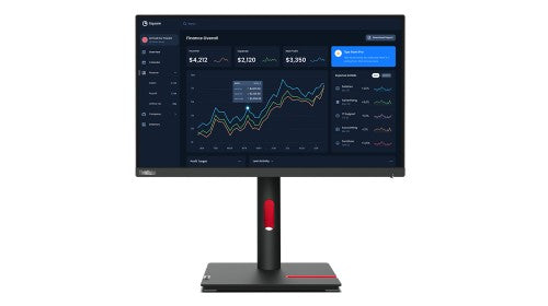 63B0MAT6UK | Lenovo ThinkVision T22i-30 computer monitor 54.6 cm (21.5") 1920 x 1080 pixels Full HD LED Black