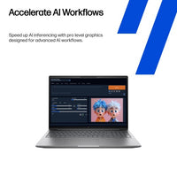 HP Zbook X G1i Data Science Intel Core Ultra 7 255H Mobile workstation 40.6 cm (16") WUXGA 32 GB DDR5-SDRAM 1 TB SSD NVIDIA RTX PRO 2000 Blackwell Wi-Fi 7 (802.11be) Windows 11 Pro AI Workstation, AI PC Silver