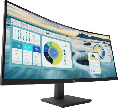 21Y56AA#ABB | HP P34hc G4 WQHD USB-C Curved Monitor