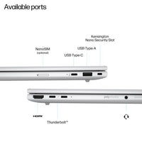 HP EliteBook 8 G1i 16 Intel Core Ultra 5 225U Laptop 40.6 cm (16") WUXGA 16 GB DDR5-SDRAM 512 GB SSD Wi-Fi 7 (802.11be) Windows 11 Pro AI PC Silver