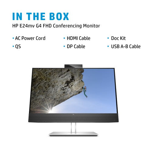 169L0AA#ABU | HP E24mv G4 FHD Conferencing Monitor