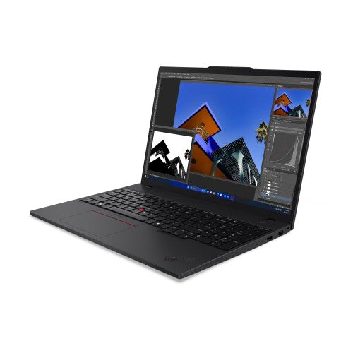 21MN00E7UK | Lenovo ThinkPad T16 Gen 3 Intel Core Ultra 5 125U Laptop 40.6 cm (16") Touchscreen WUXGA 16 GB DDR5-SDRAM 512 GB SSD Wi-Fi 6E (802.11ax) Windows 11 Pro UK English Black