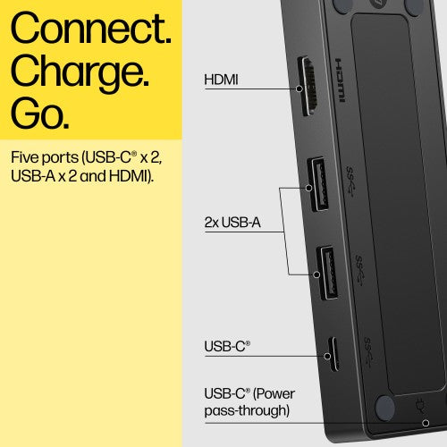 86S97UT | HP USB-C Travel Hub G3