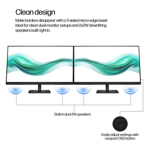 B0BU9UT#ABU | HP Series 3 Pro 23.8 inch FHD Monitor - 324ph