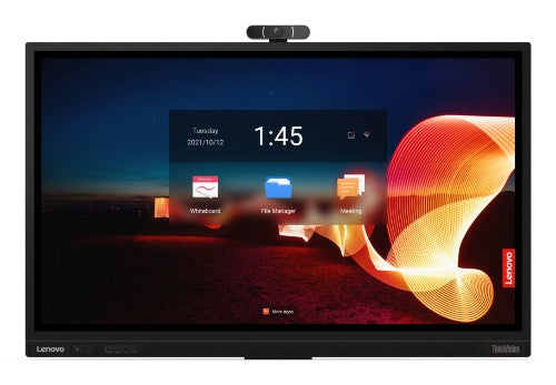 62F2WA1CEK | Lenovo ThinkVision T65 computer monitor 165.1 cm (65") 3840 x 2160 pixels 4K Ultra HD LED Touchscreen Black